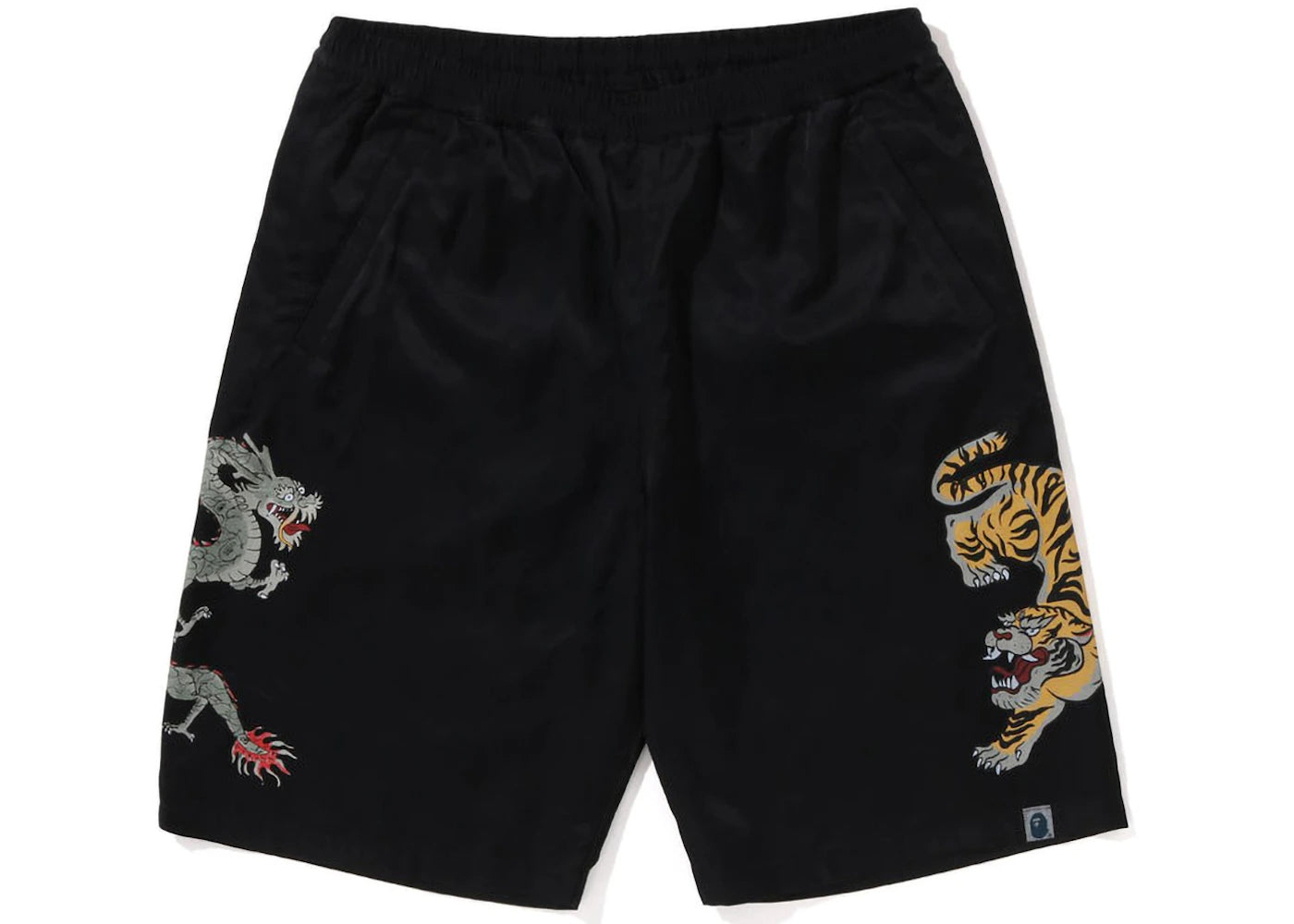 BAPE Japanese Motif Shorts Black