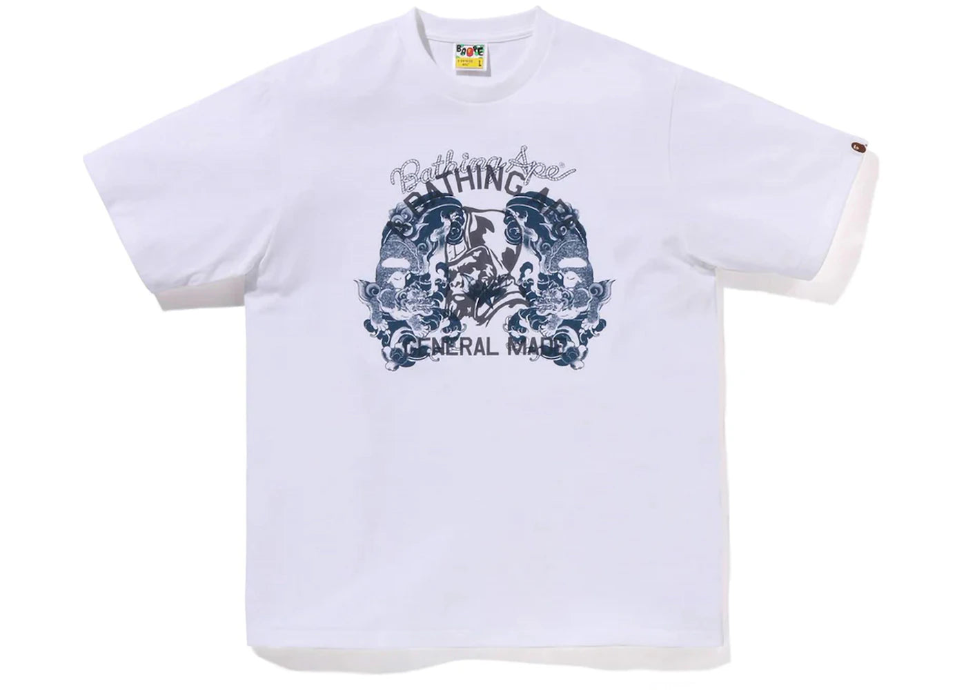 BAPE Japanese Tattoo On General Tee White