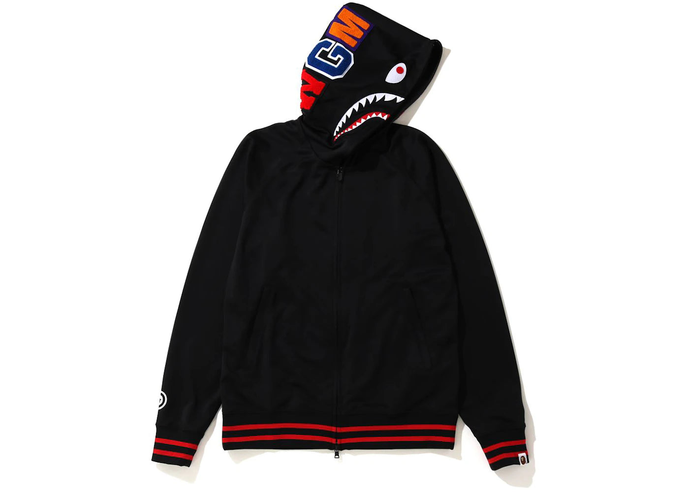 BAPE Jersey Full Zip Hoodie (SS20) Black