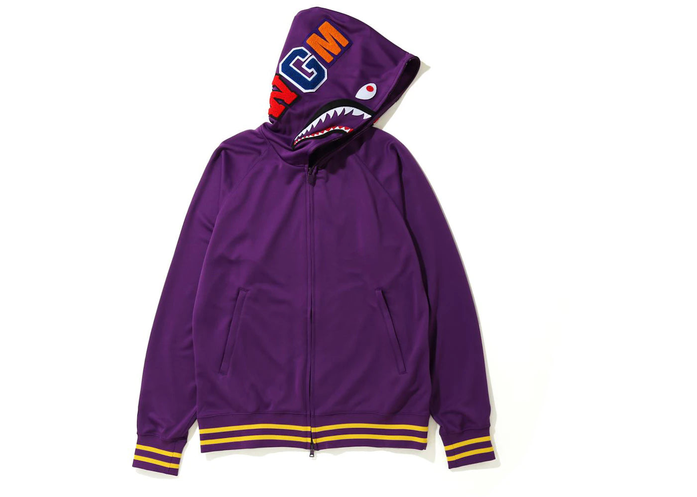 BAPE Jersey Full Zip Hoodie (SS20) Purple