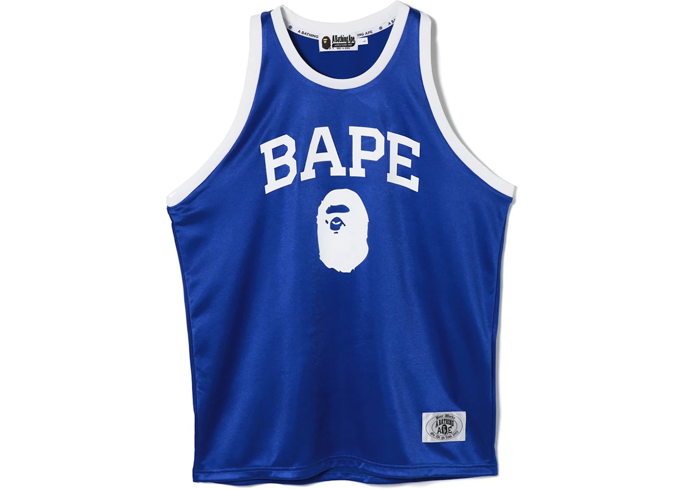 BAPE Jersey Tank Top Blue