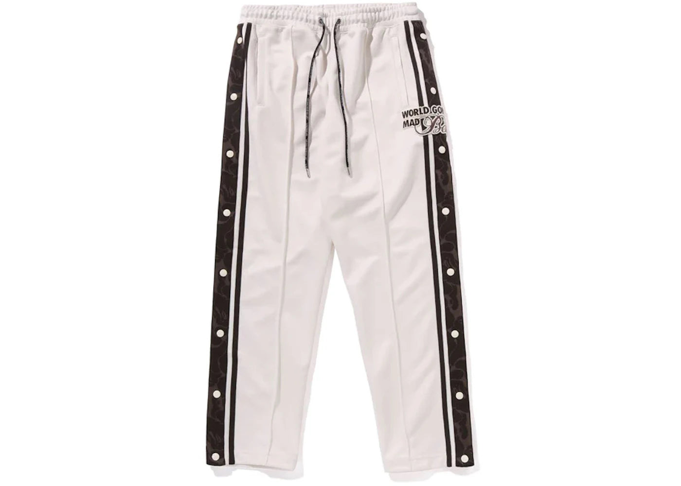 BAPE Jersey Track Pants Ivory