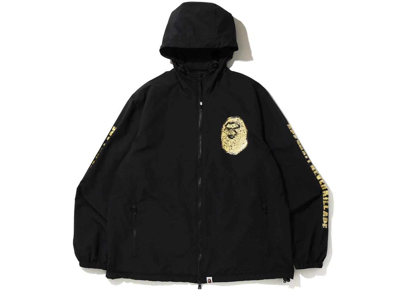 BAPE Jewelry Motif Wide Hoodie Jacket Black