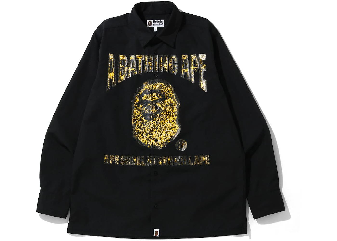 BAPE Jewelry Motif Wide Shirt Black