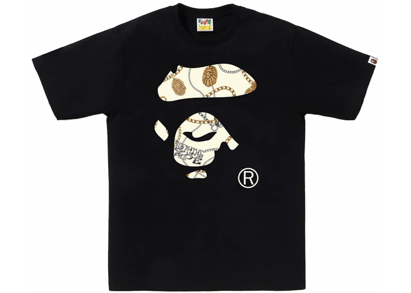 BAPE Jewels Ape Face Tee Black