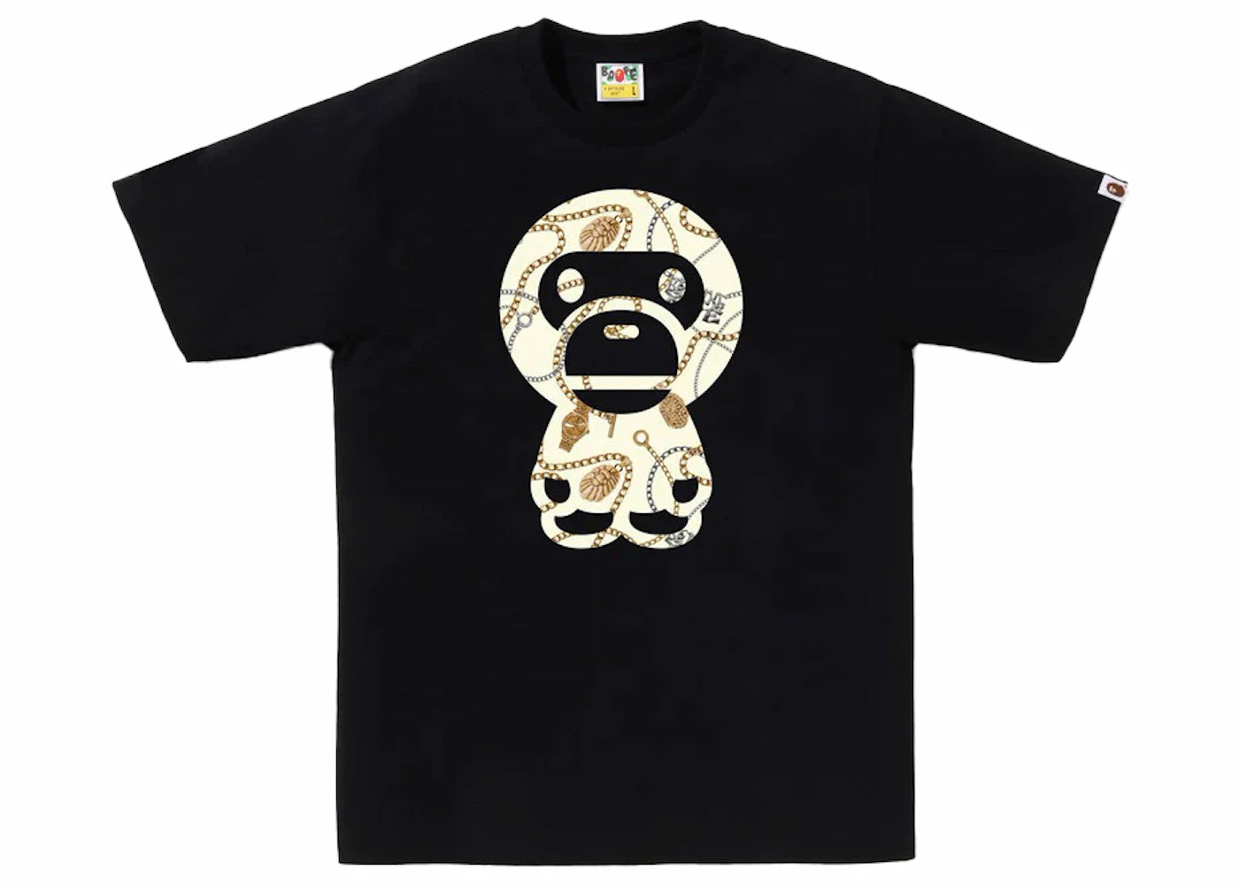 BAPE Jewels Big Baby Milo Tee Black