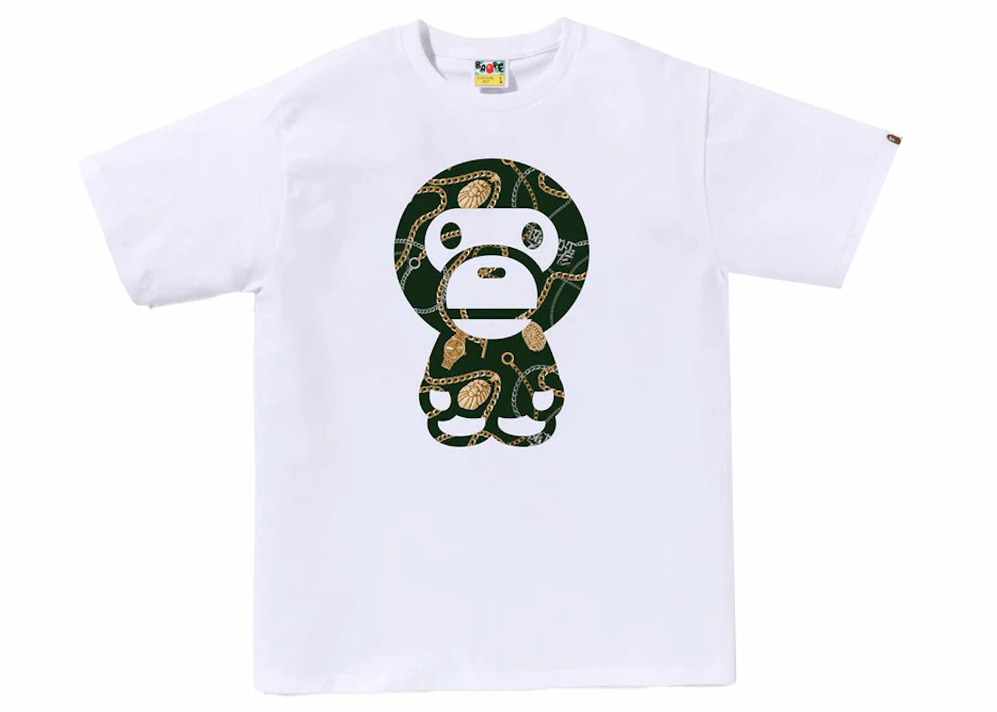 BAPE Jewels Big Baby Milo Tee White