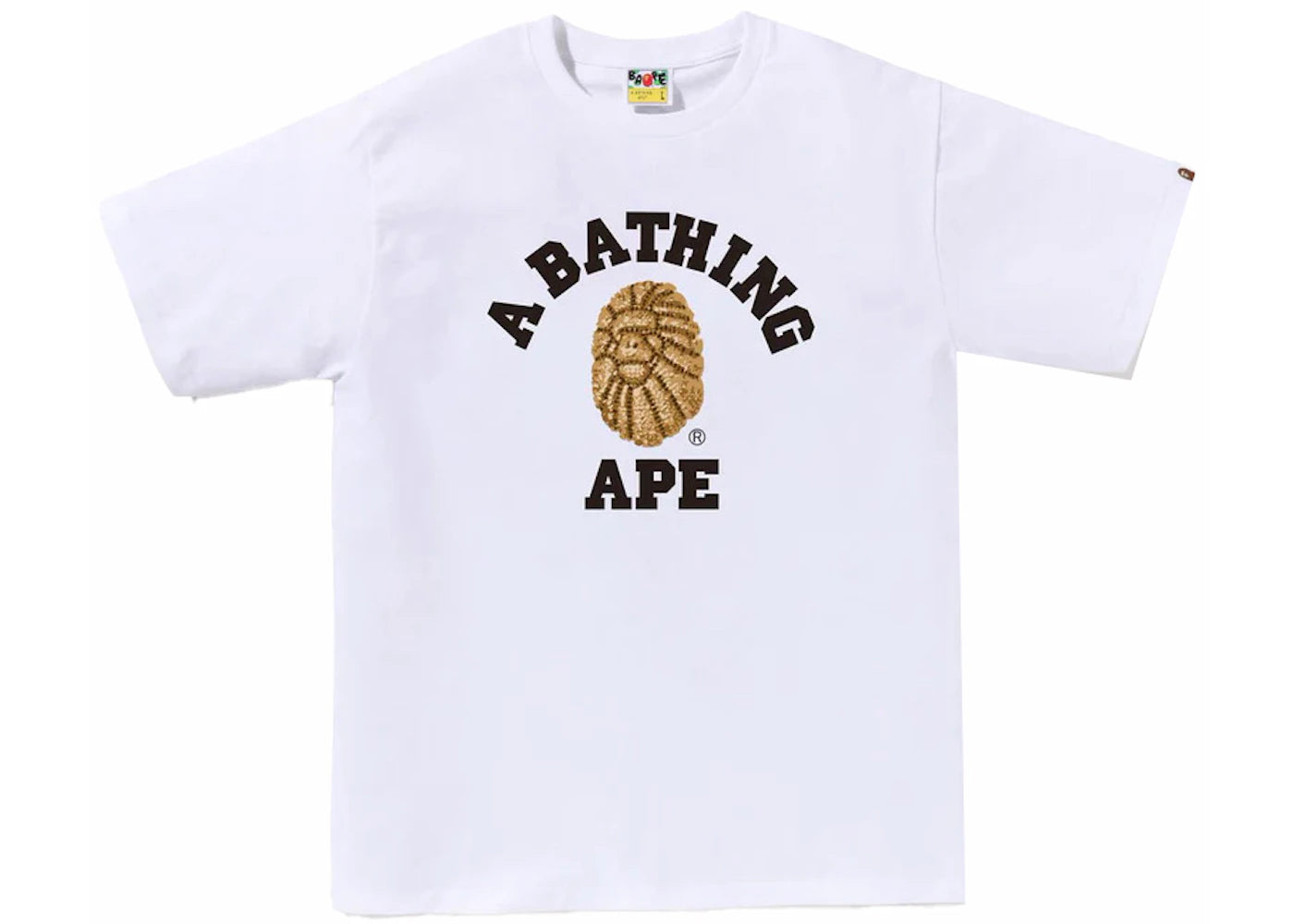 BAPE Jewels College Tee White