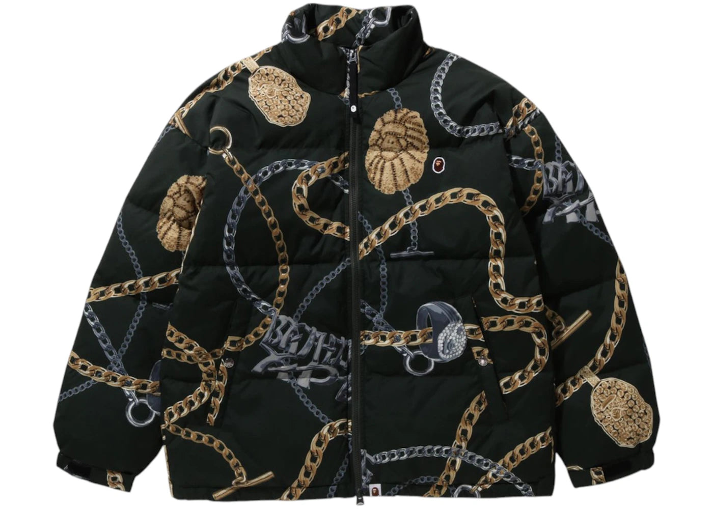 BAPE Jewels Down Jacket Green