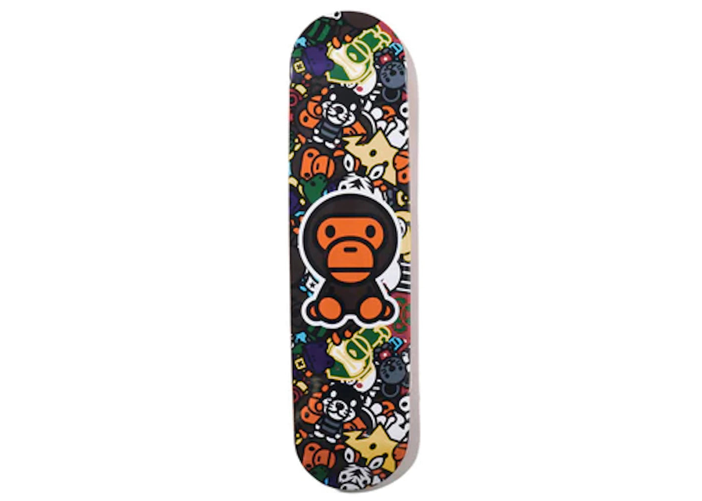 BAPE Kids 15th Anniversary Milo All Safari Skateboard Deck Multi