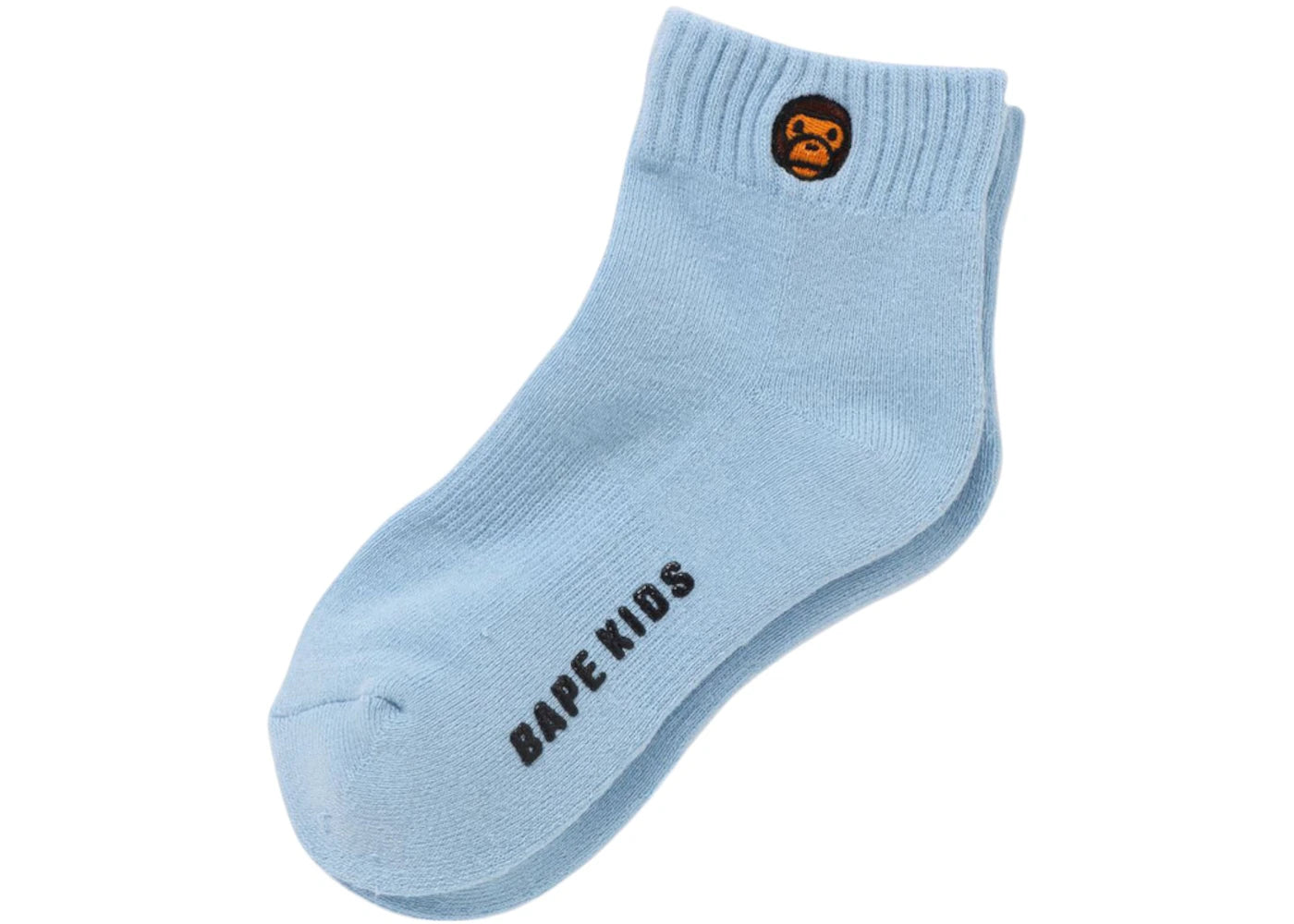 BAPE Kids Baby Milo One Point Socks Sax