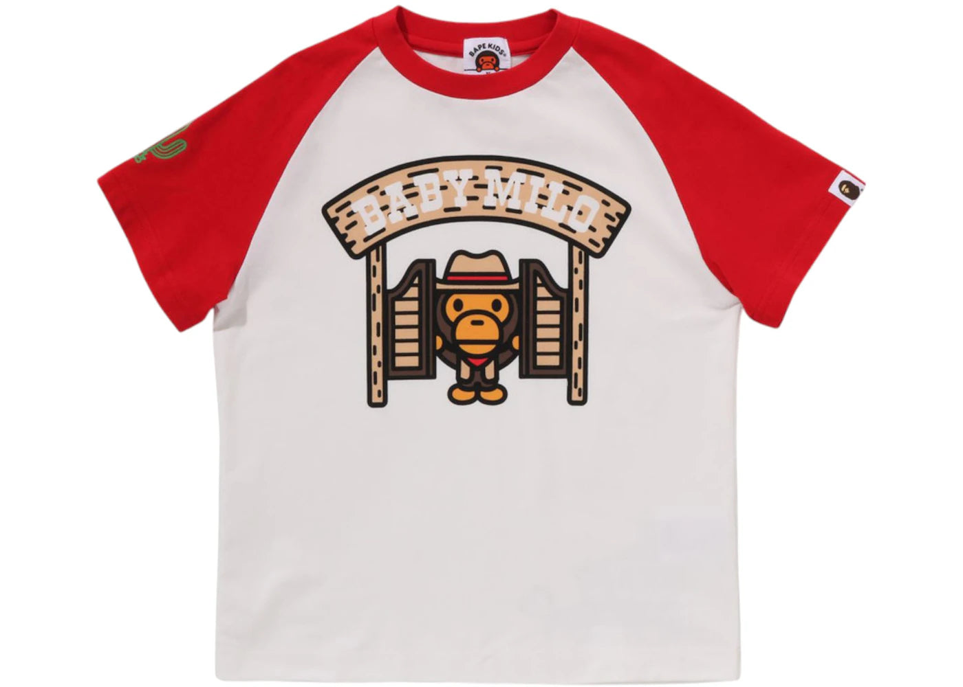 BAPE Kids Baby Milo Western Tee Red