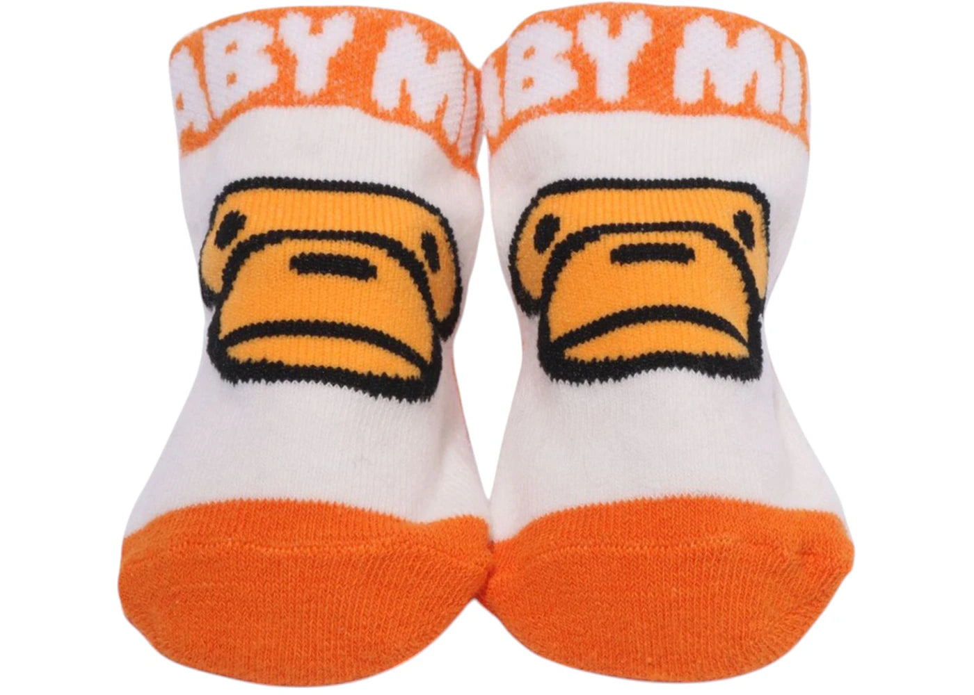 BAPE Kids Milo Face Baby Socks White