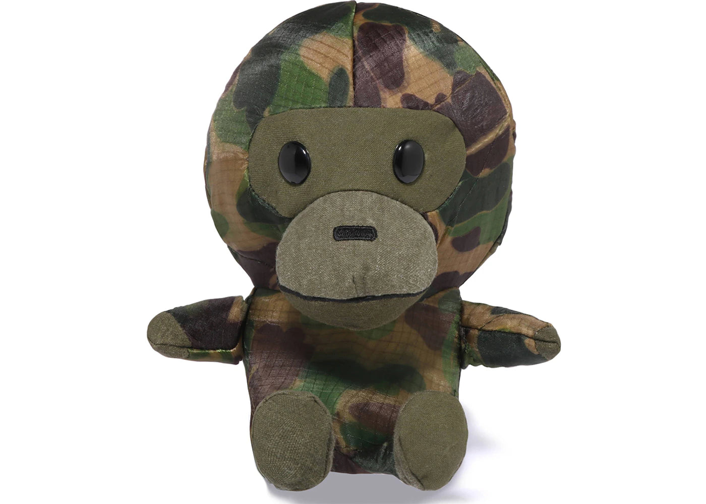 BAPE Kids x Readymade ABC Camo Baby Milo Plush Doll (S) Army Green