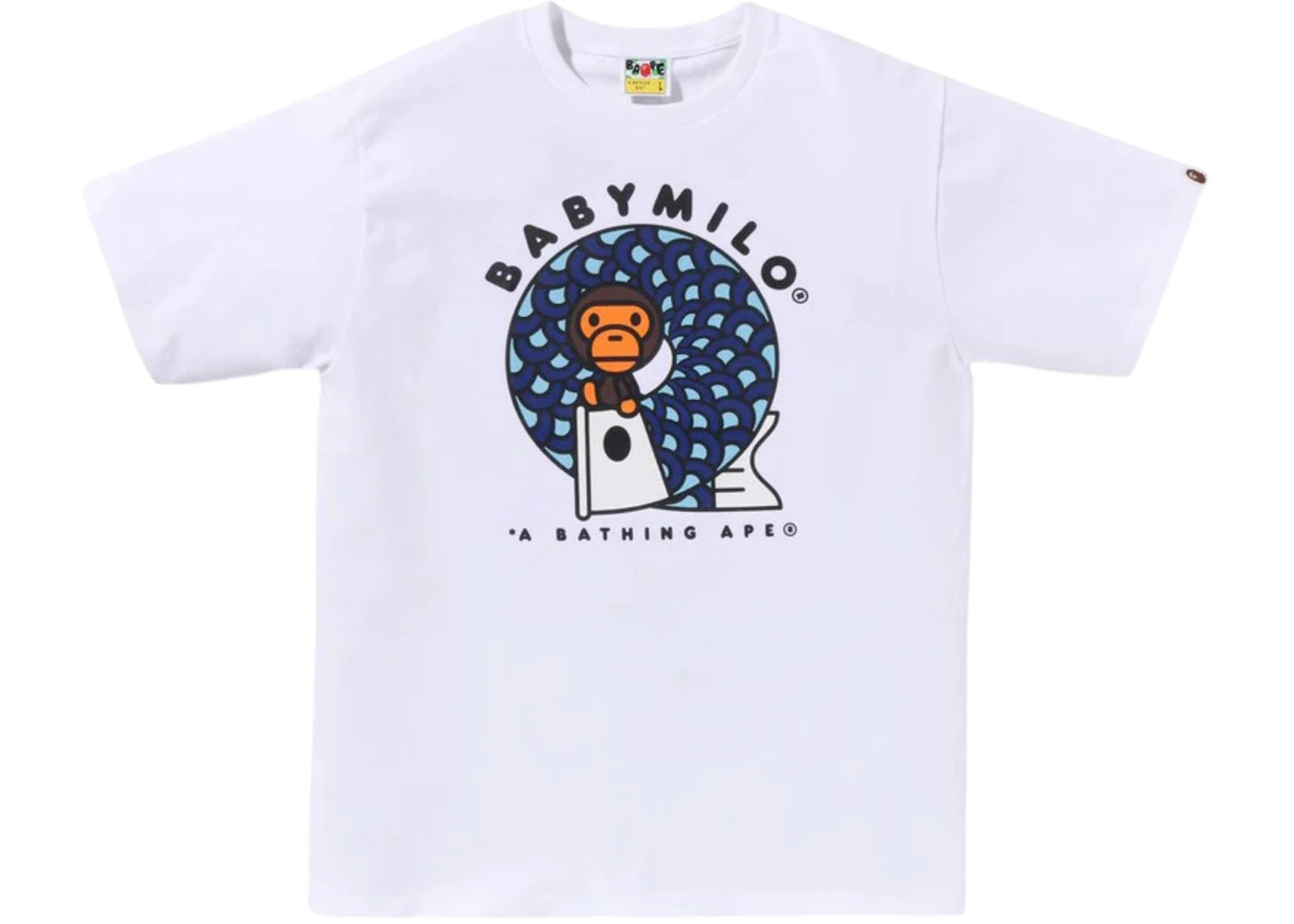 BAPE Koinobori On Baby Milo Tee (SS25) White