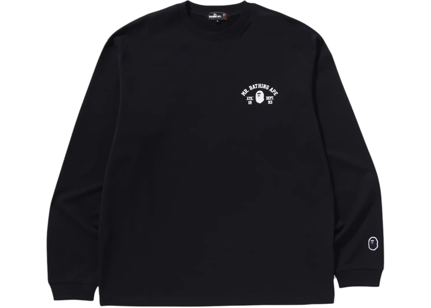 BAPE L/S Print II Tee Navy