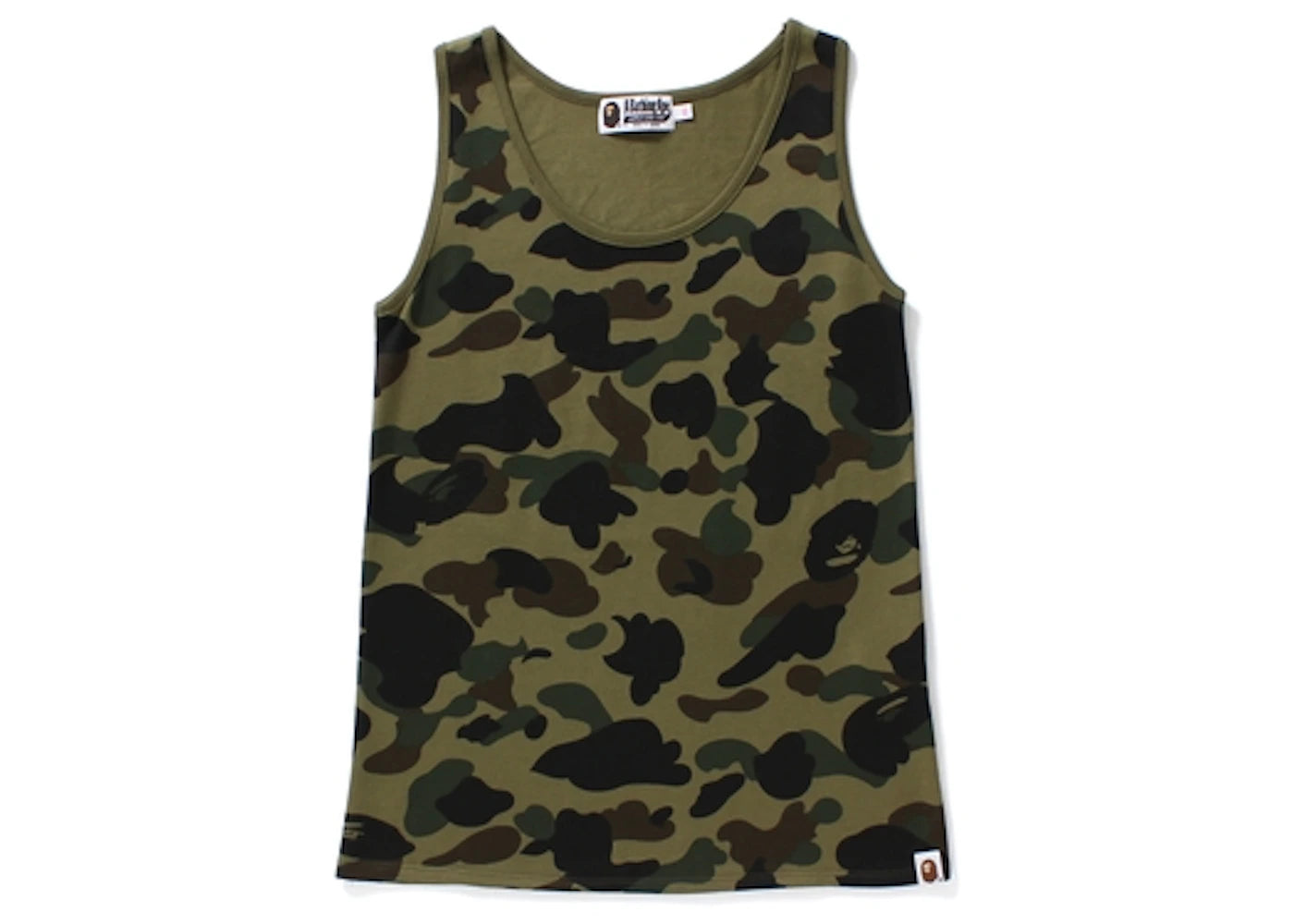 BAPE Ladies 1st Camo Tank Top Green