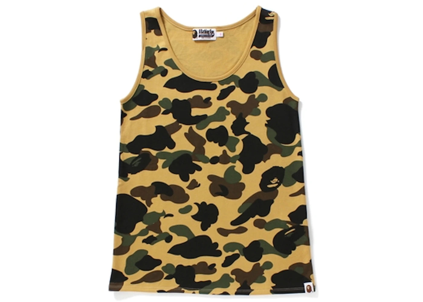 BAPE Ladies 1st Camo Tank Top Yellow