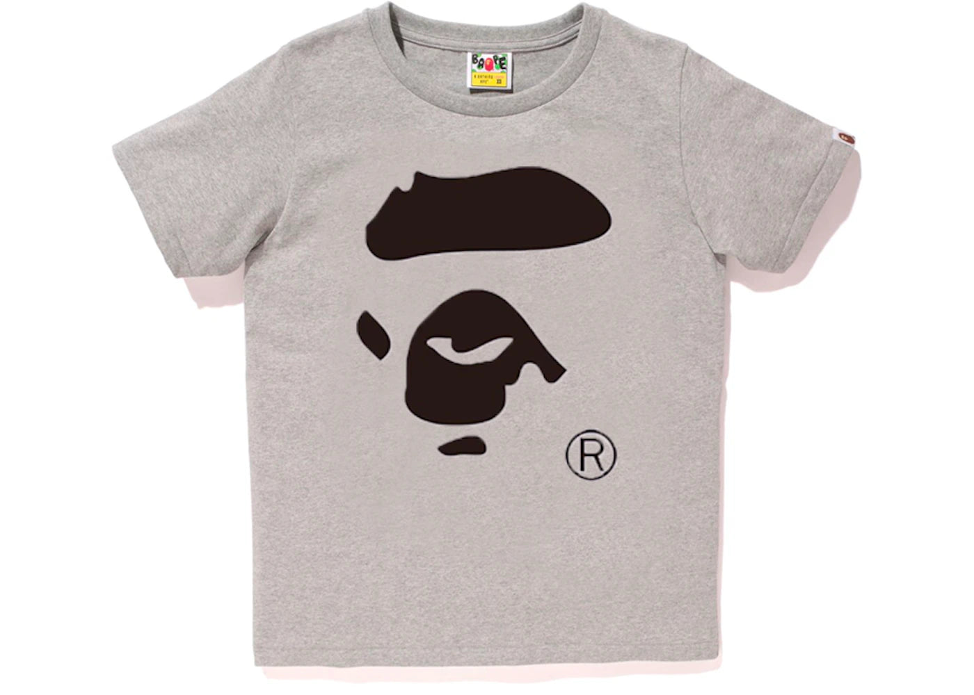 BAPE Ladies Ape Face Tee Grey/Black