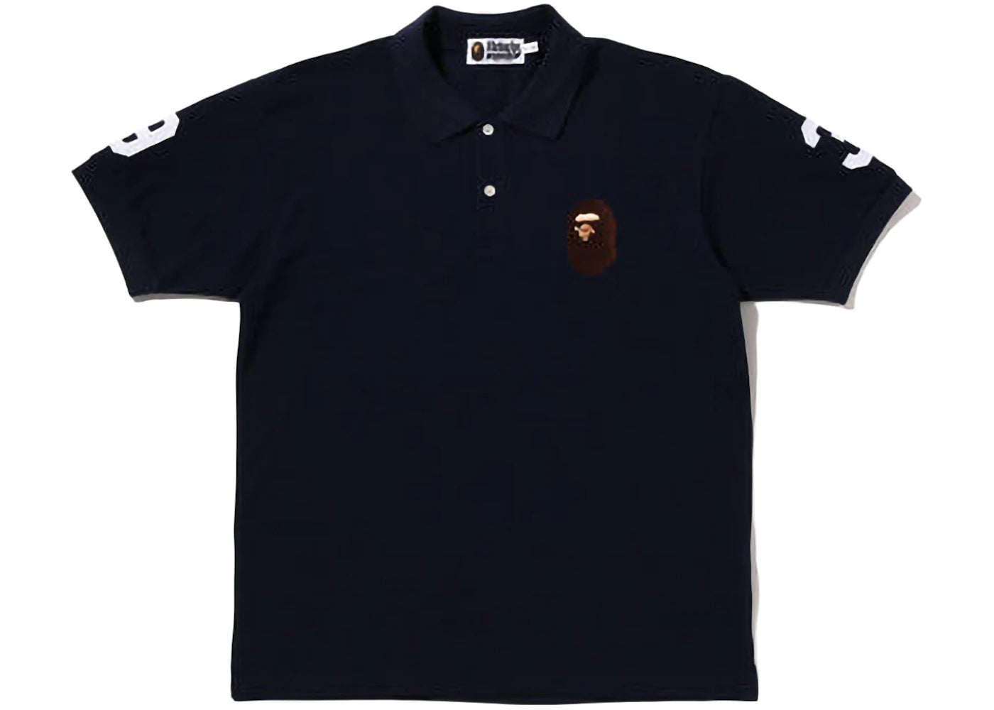BAPE Large Ape Head Polo Black Brown