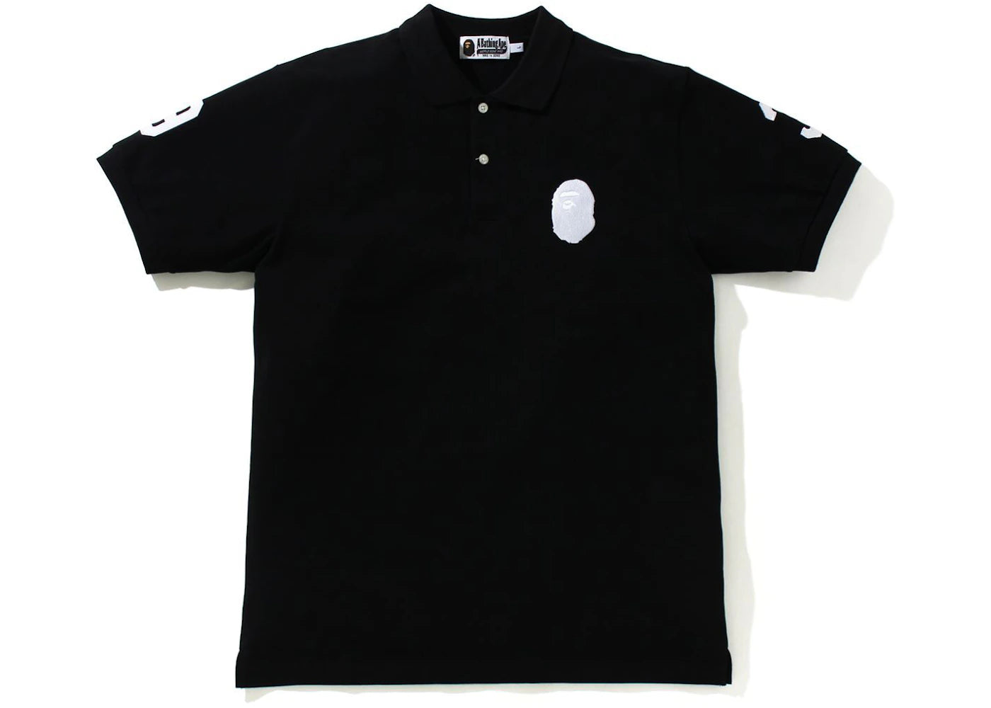 BAPE Large Ape Head Polo Black