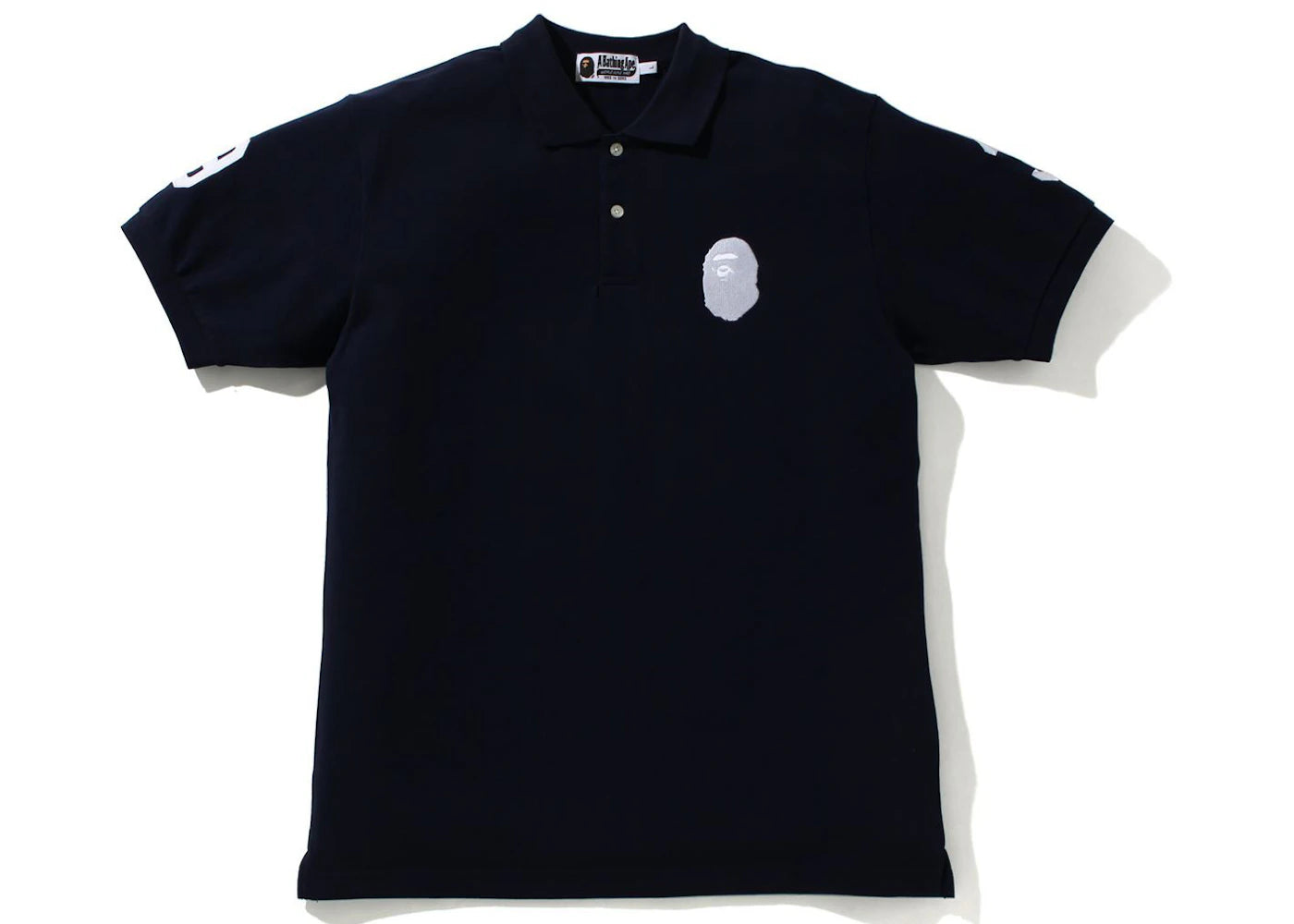 BAPE Large Ape Head Polo Navy