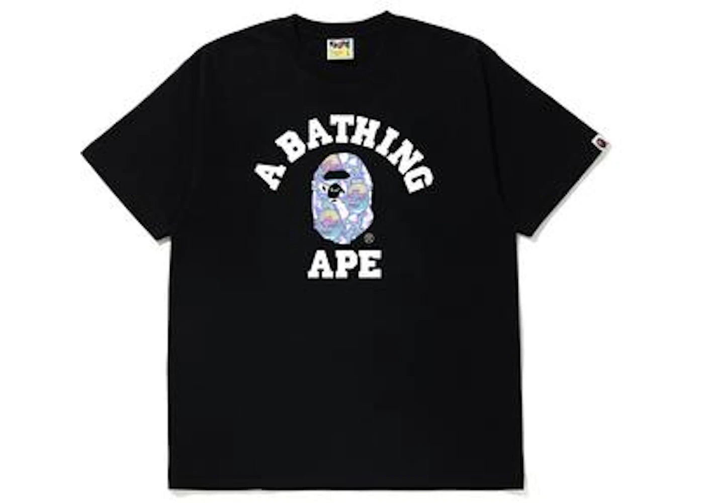 BAPE Lightning College Tee Black/Blue