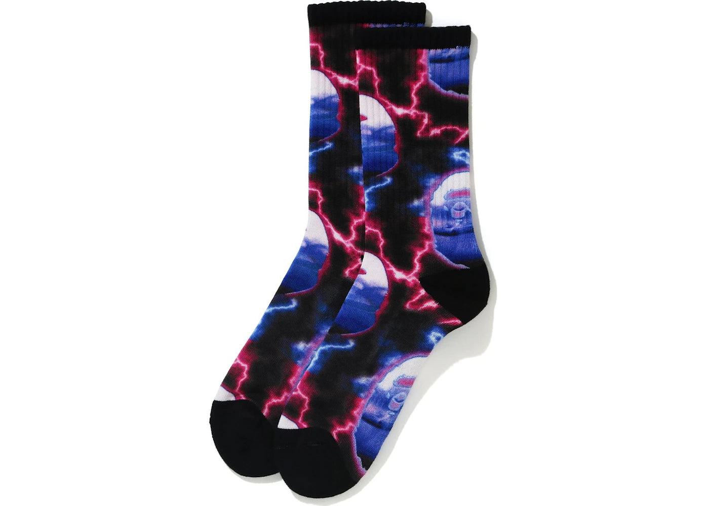 BAPE Lightning Socks Black