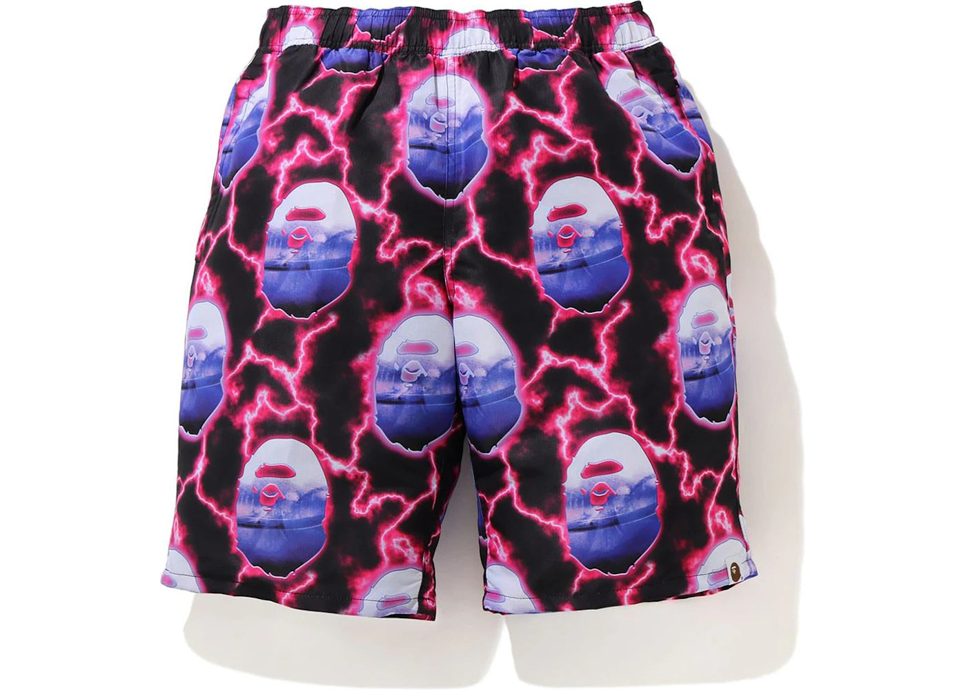 BAPE Lightning Track Shorts Black