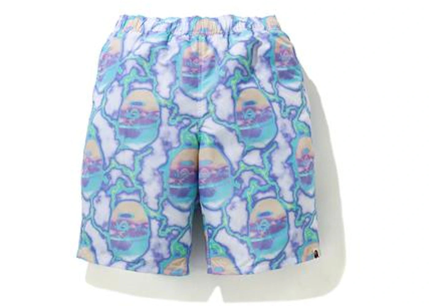 BAPE Lightning Track Shorts Blue