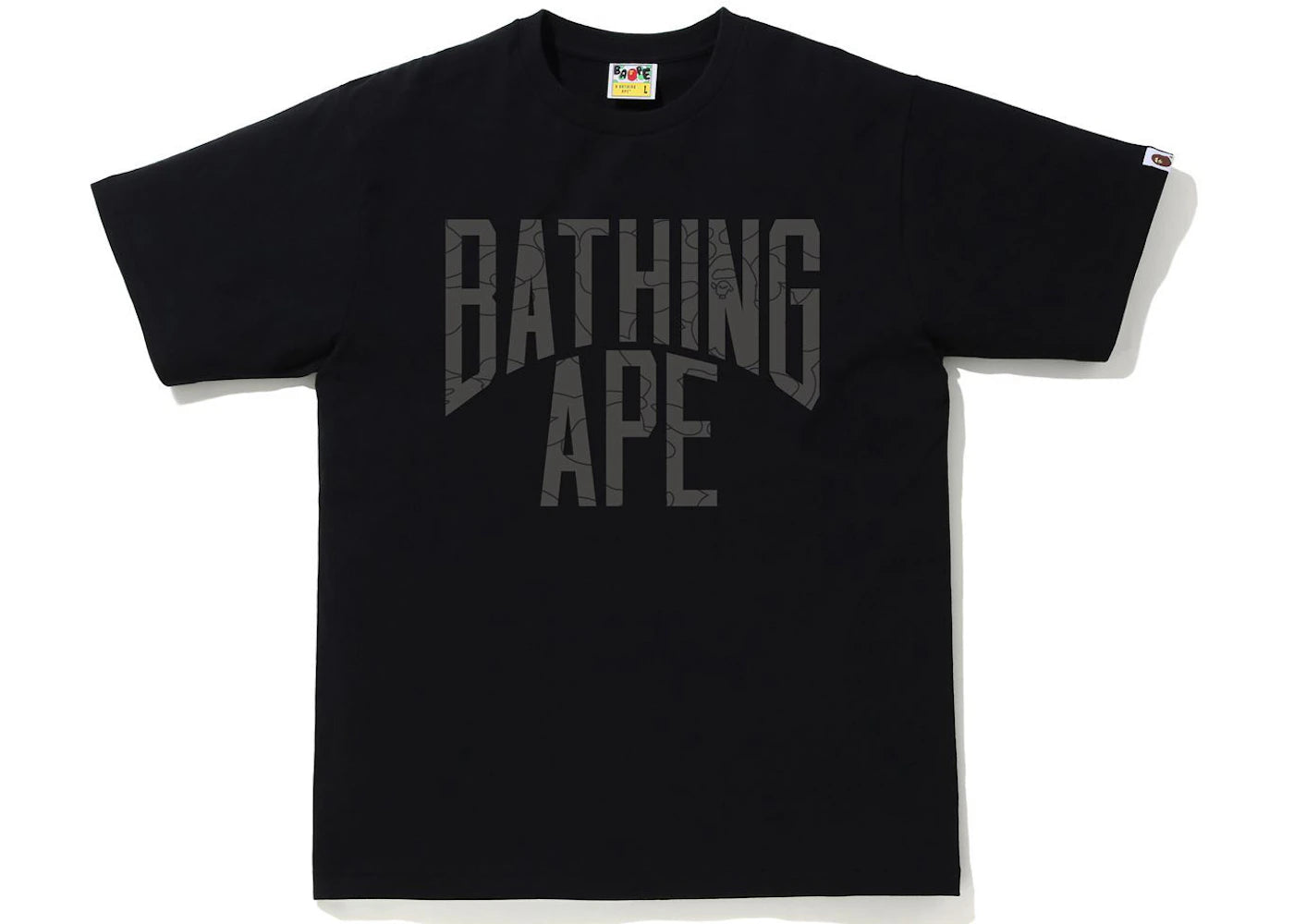 BAPE Line 1st Camo NYC Logo Tee Black/Black