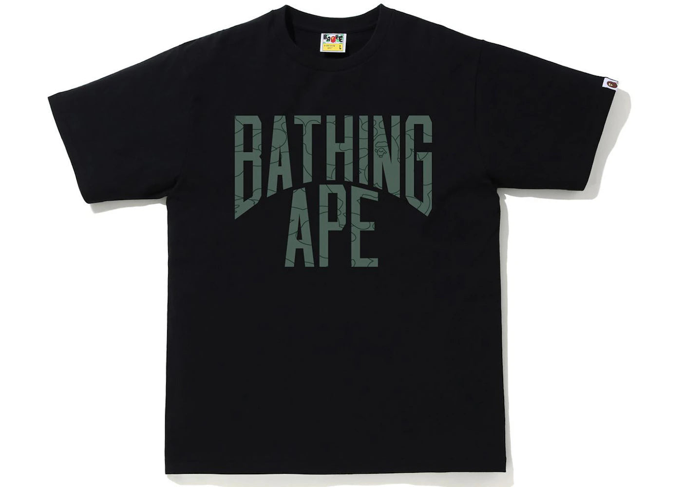 BAPE Line 1st Camo NYC Logo Tee Black/Green