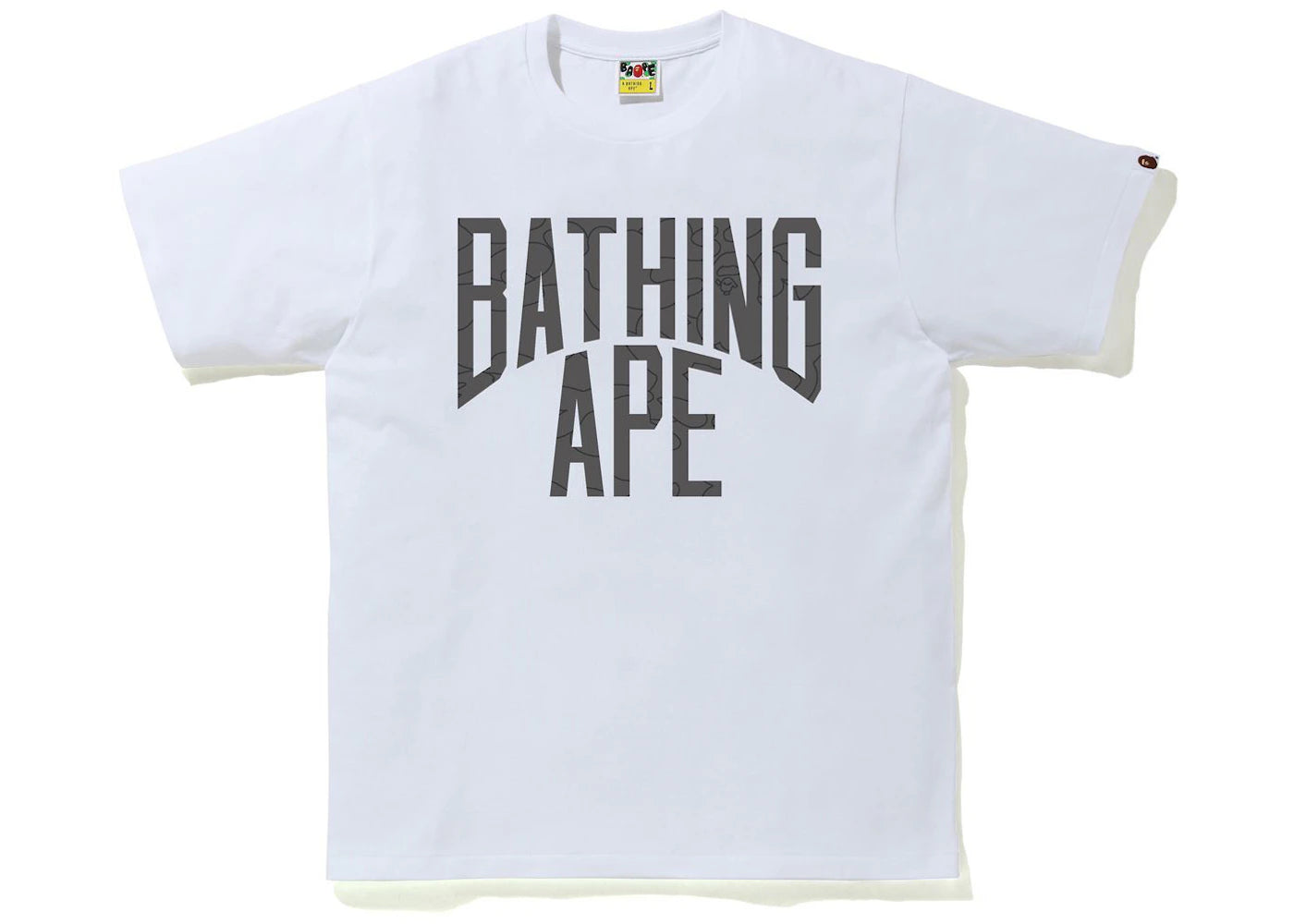 BAPE Line 1st Camo NYC Logo Tee White/Black