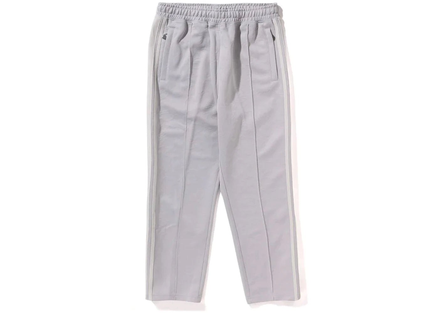 BAPE Line Camo Jacquard Loose Fit Sweatpants Silver