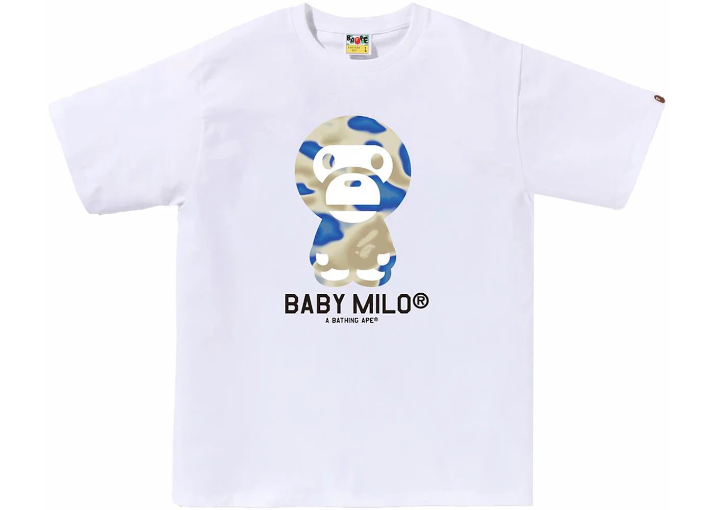 BAPE Liquid Camo Baby Milo Tee White/Blue