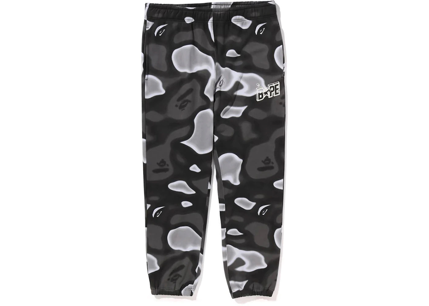 BAPE Liquid Camo Bape Sta Sweatpants Black