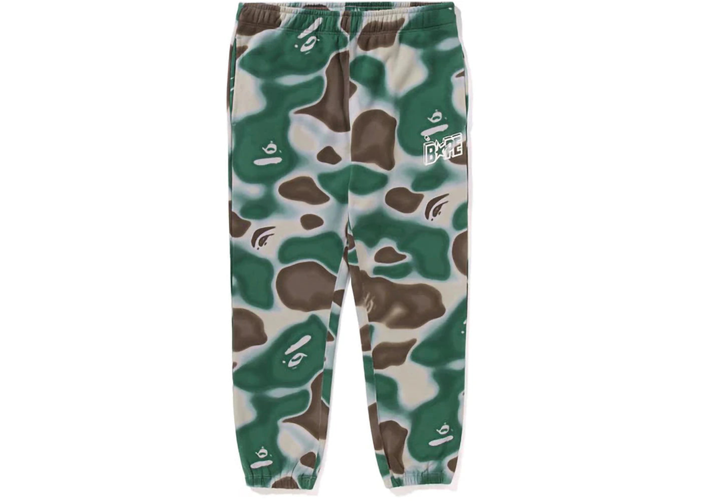 BAPE Liquid Camo Bape Sta Sweatpants Olivedrab