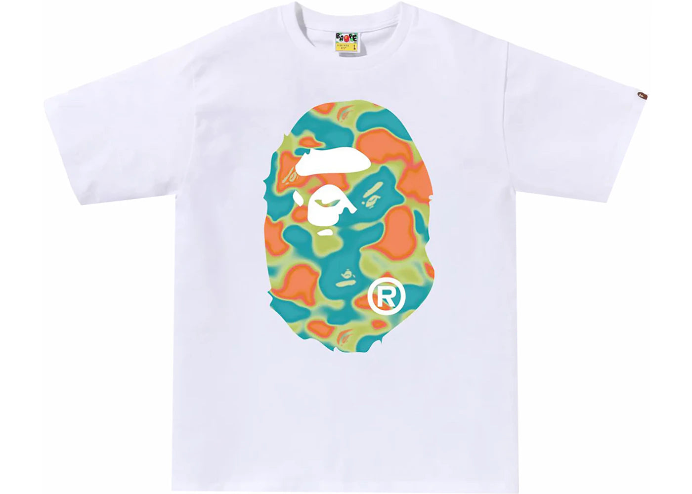 BAPE Liquid Camo Big Ape Head Tee (SS24) White