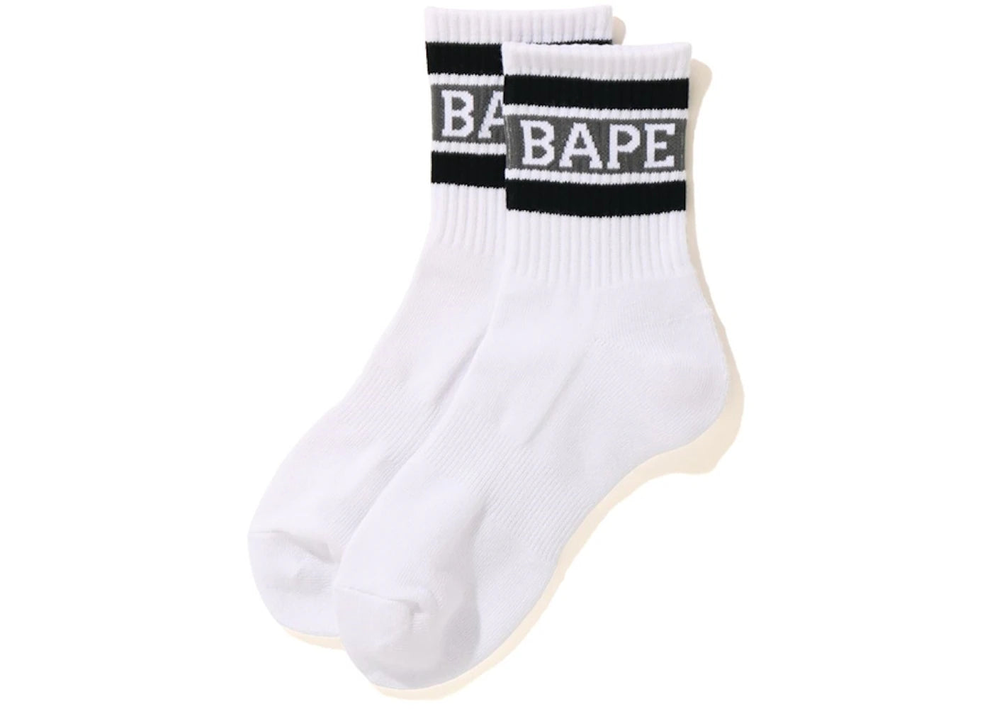 BAPE Logo Ankle Socks Black