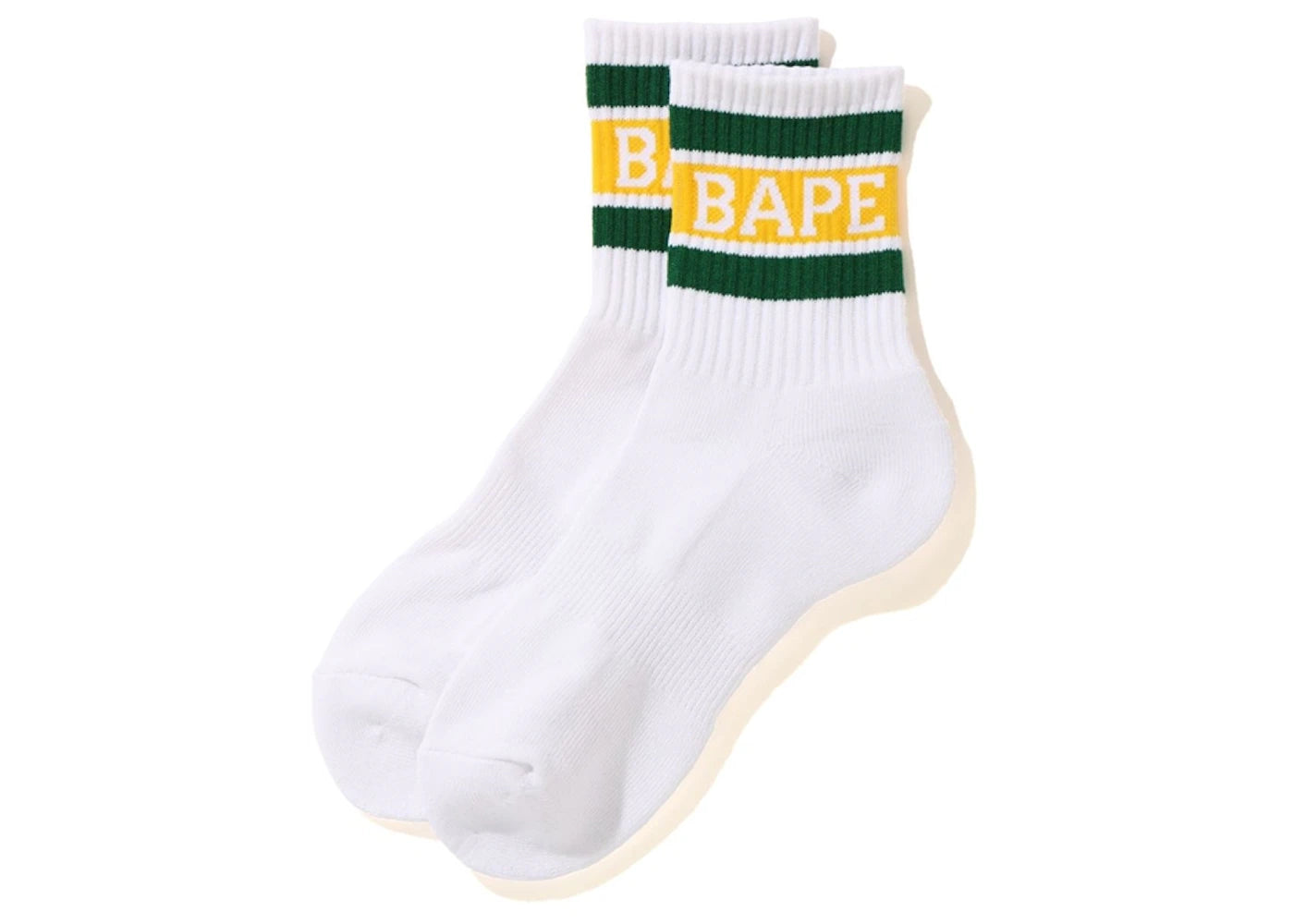 BAPE Logo Ankle Socks Green