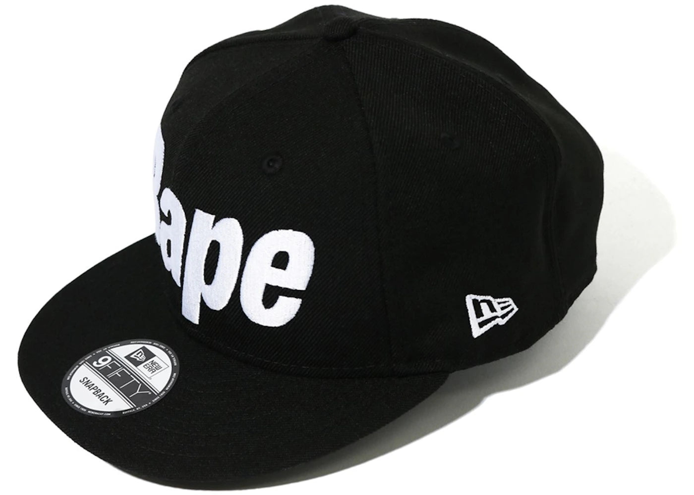 BAPE Logo New Era Snap Back Cap Black
