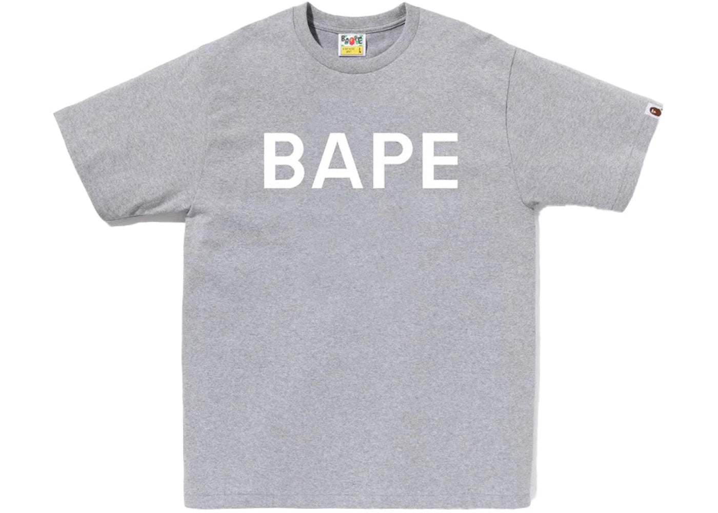 BAPE Logo Tee Grey