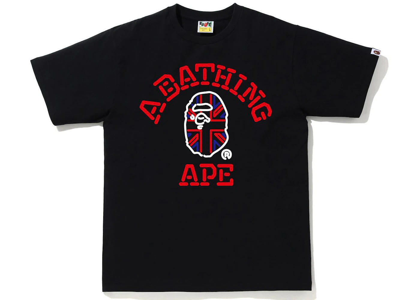 BAPE London Union Jack College Tee Black