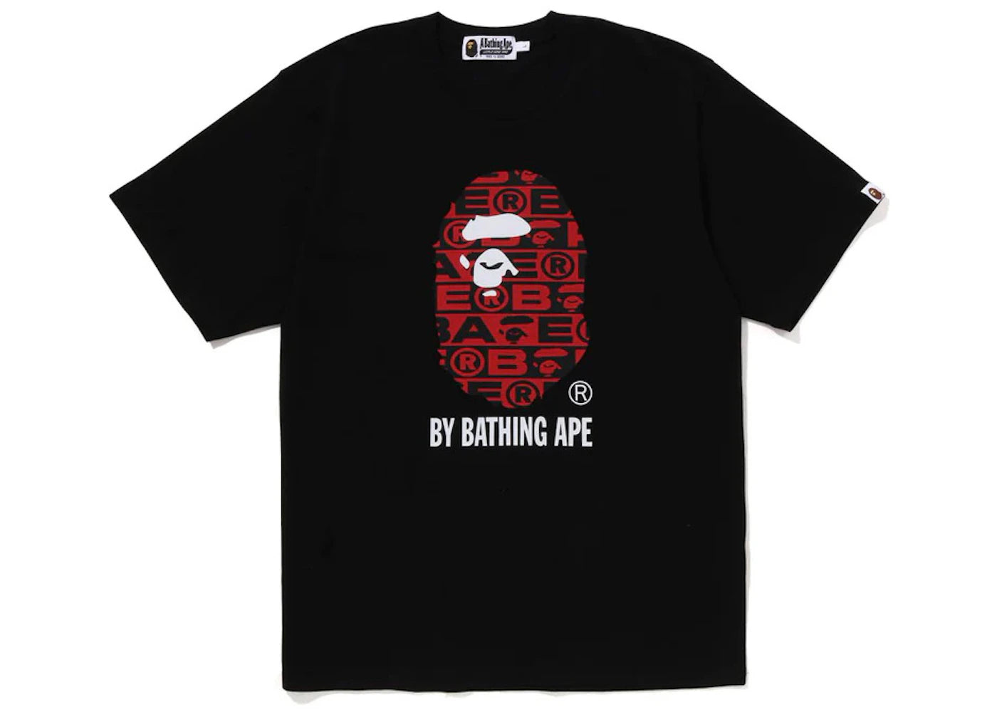 BAPE Lux Sport Pattern By Bathing Ape Tee Black