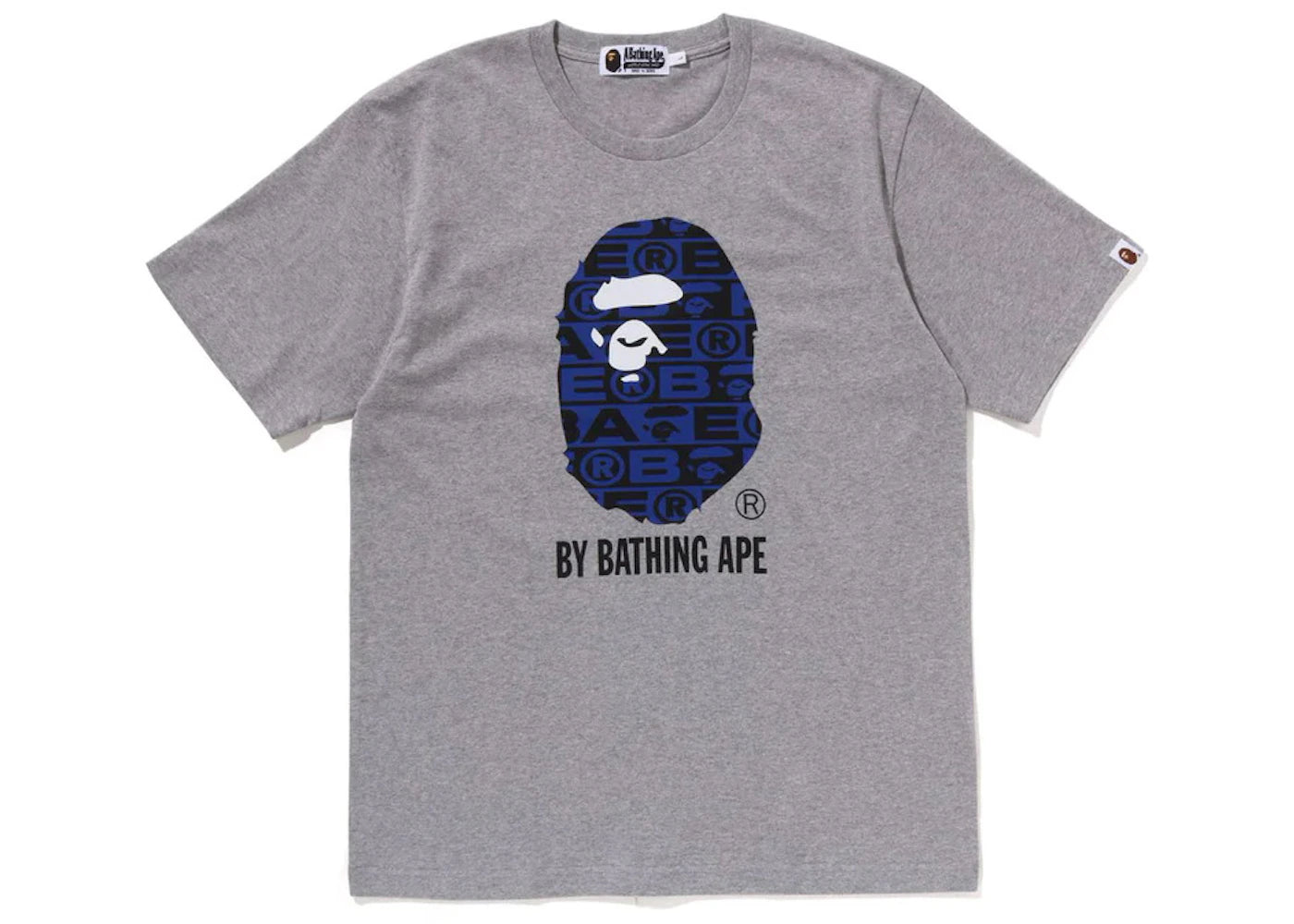 BAPE Lux Sport Pattern By Bathing Ape Tee Gray