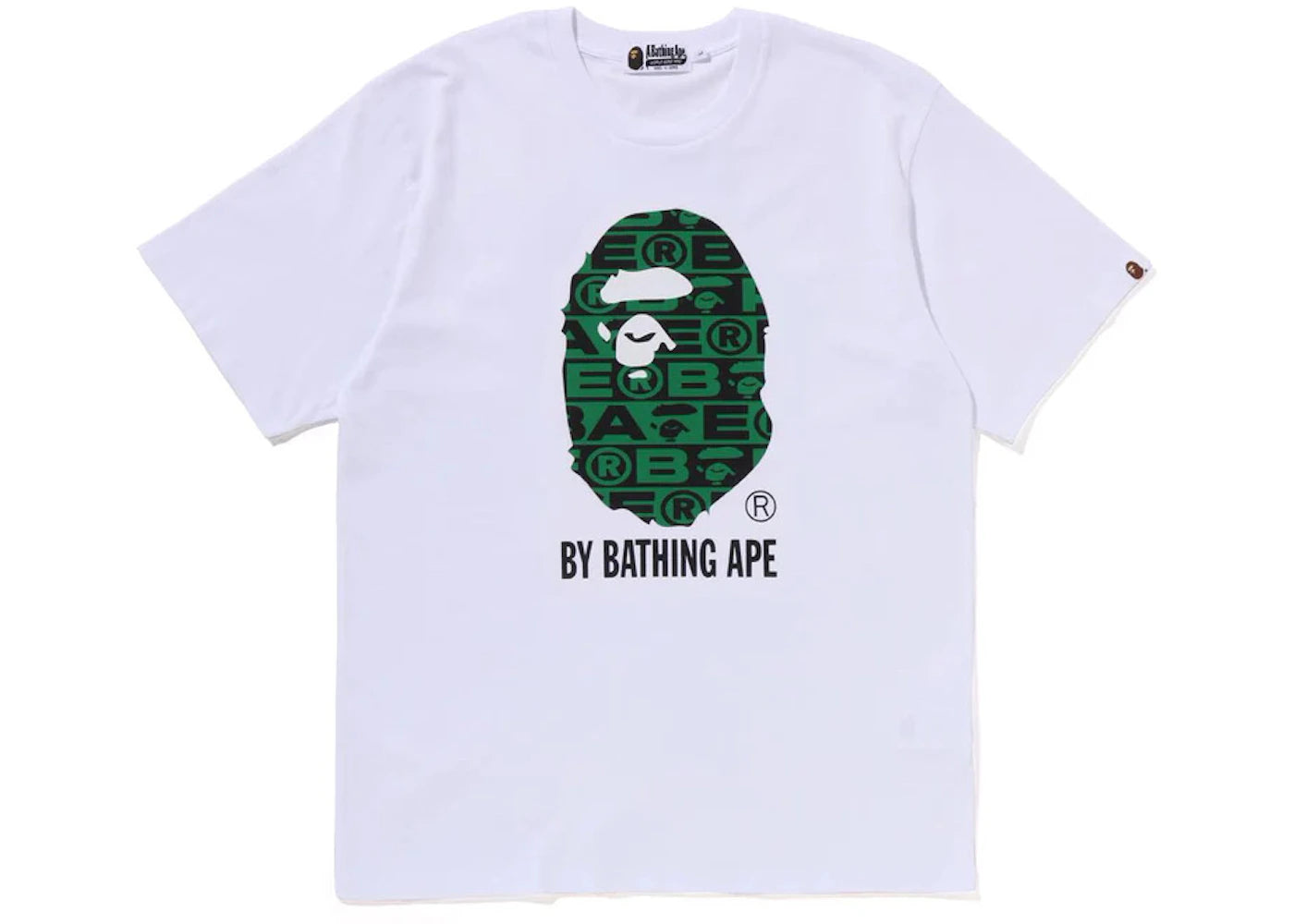 BAPE Lux Sport Pattern By Bathing Ape Tee White