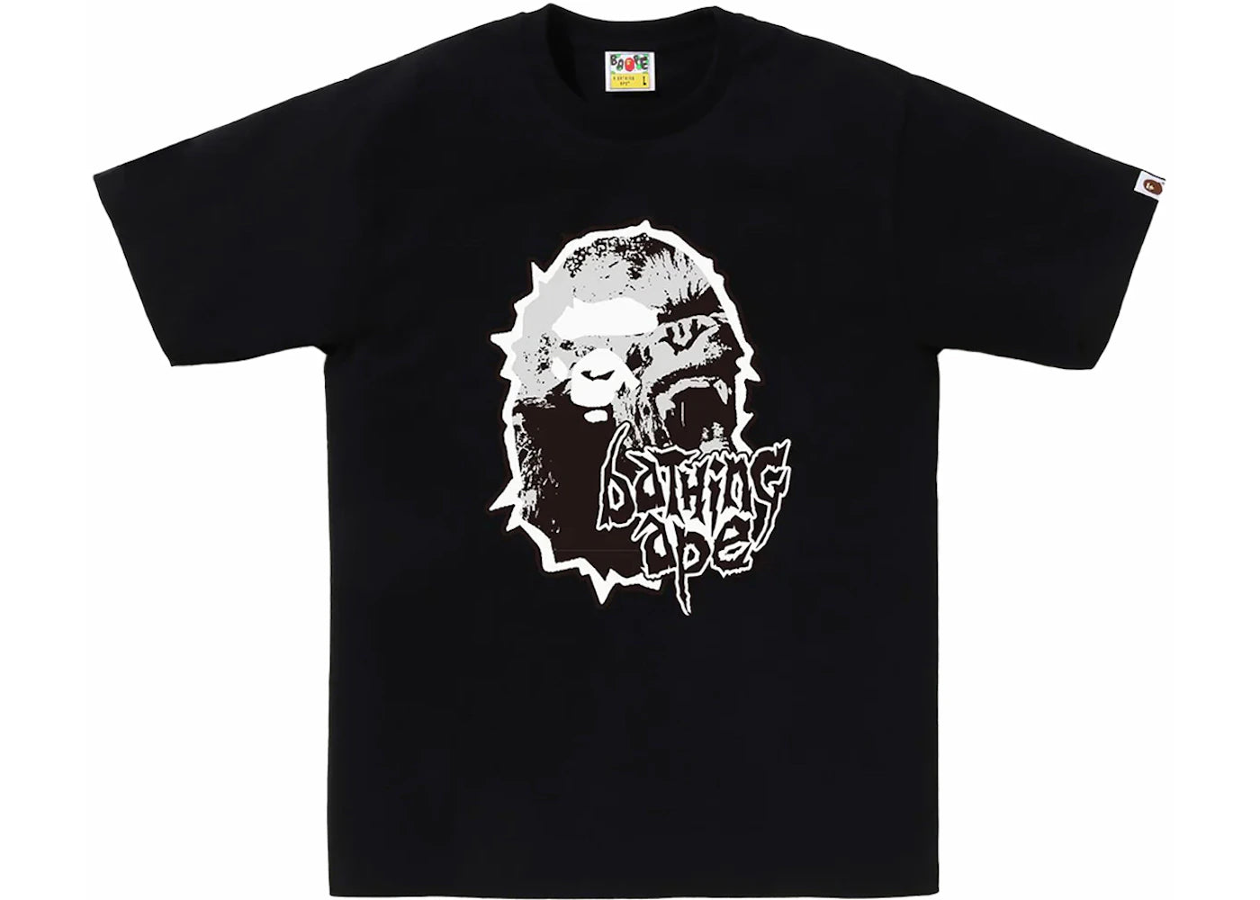 BAPE Mad Ape Head Tee Black