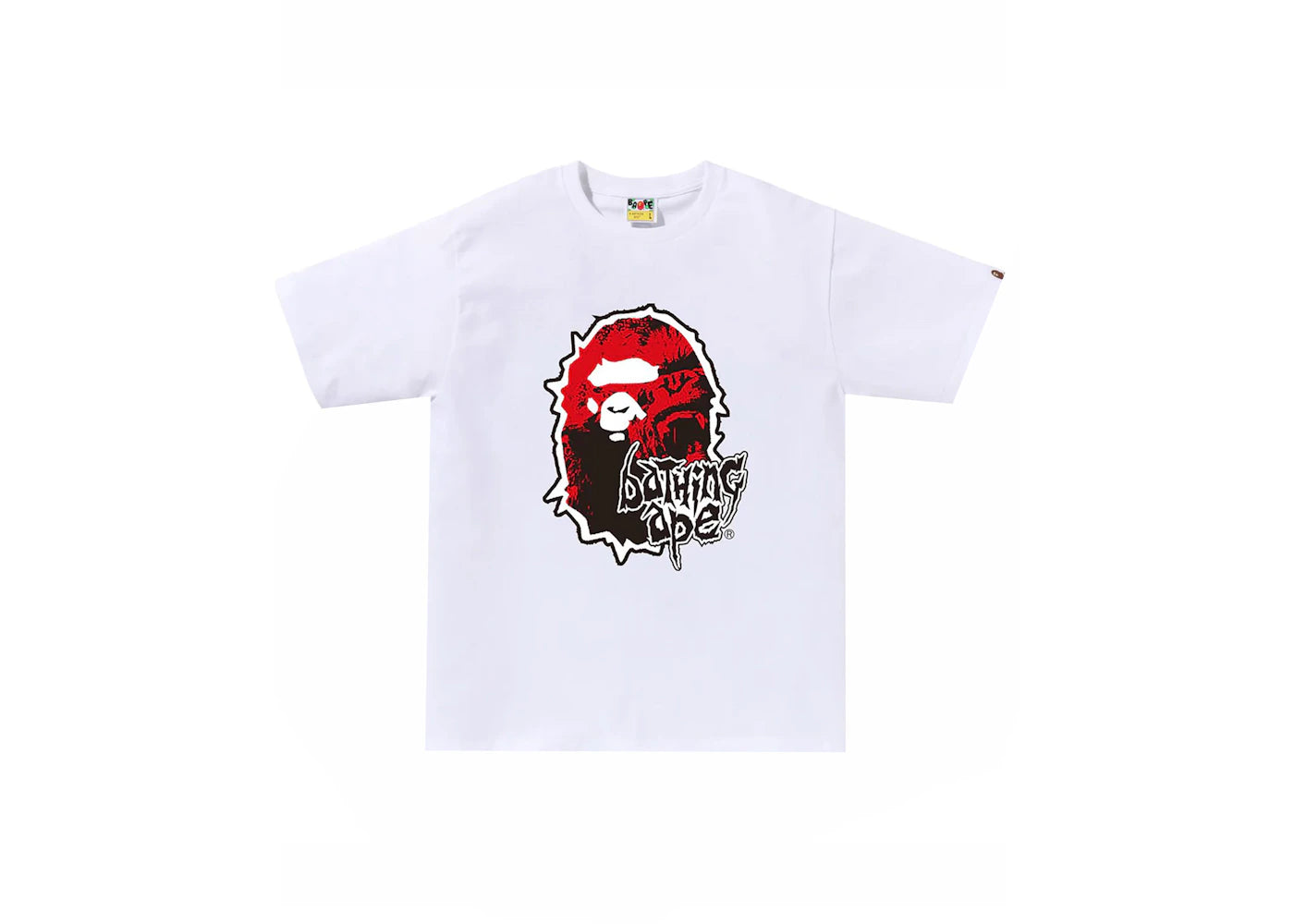 BAPE Mad Ape Head Tee White