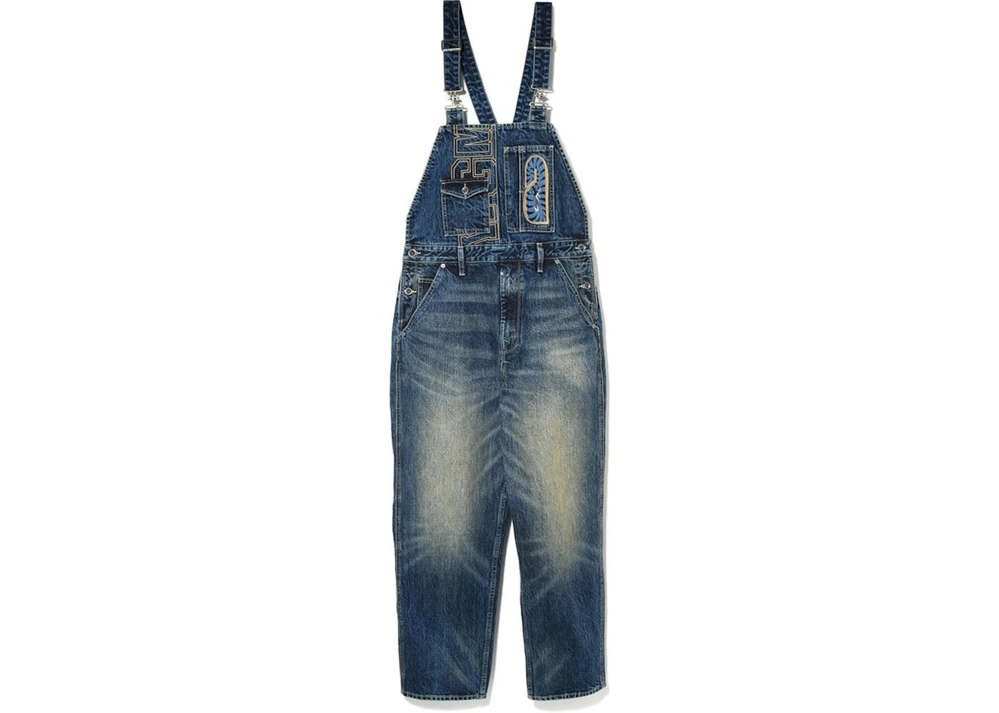 BAPE Men Denim Overalls Blue/Indigo