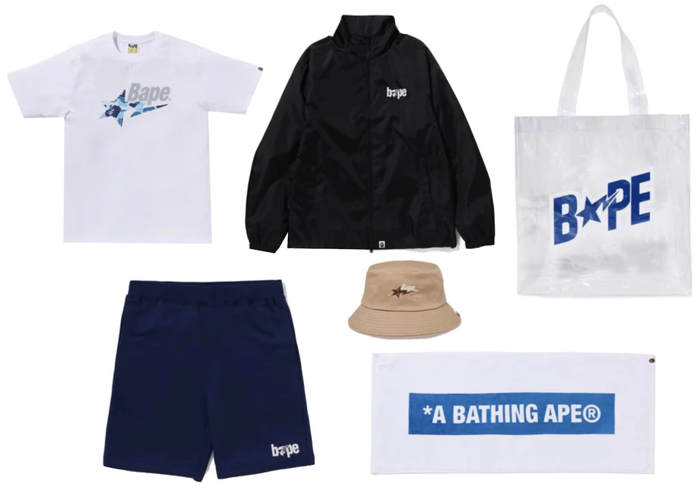BAPE Men's Summer Bag Premium Bundle (SS23) Multicolor